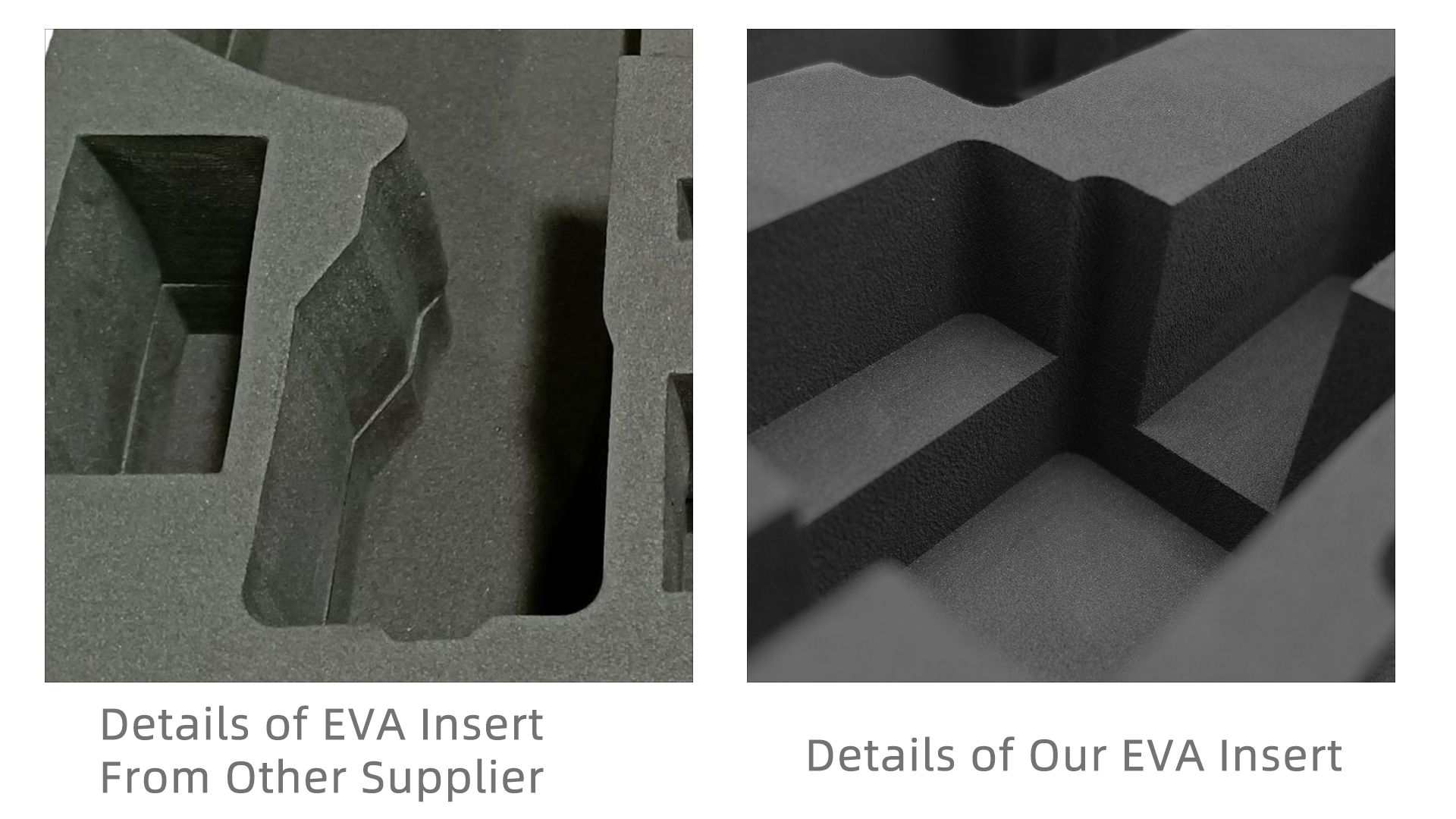 Why is it difficult to deal with the rough edges of EVA engraved products?